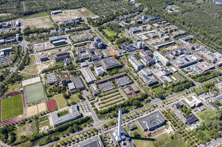 Luftbild vom Campus