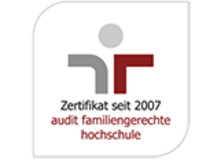 Zur Seite von: Zertifikat audit familiengerechte hochschule